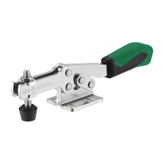 AMF Horizontal clamp plus with green handle 68300NIG-2 Number 557601 - Horizontal clamp