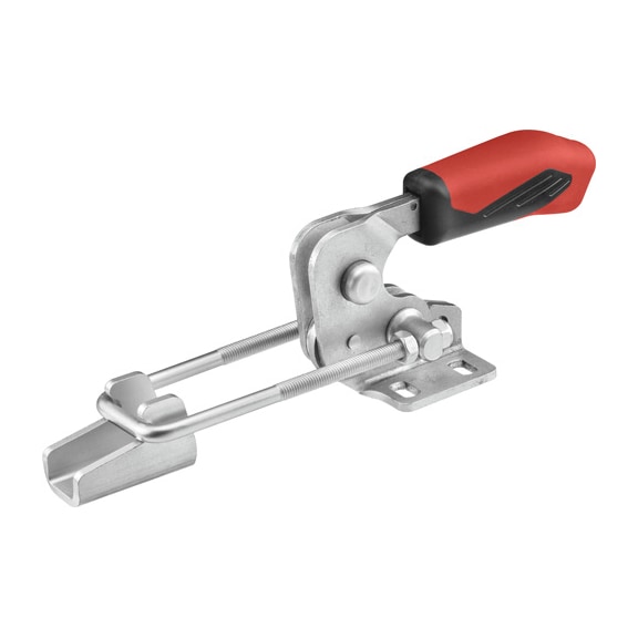 AMF Horizontal locking clamp with red handle and 6848HSNI-4 Number 93658 - Locking clamps
