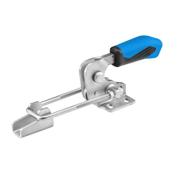 AMF Horizontal locking clamp with blue handle 6848HSNIE-4 Number 557770 - Locking clamps