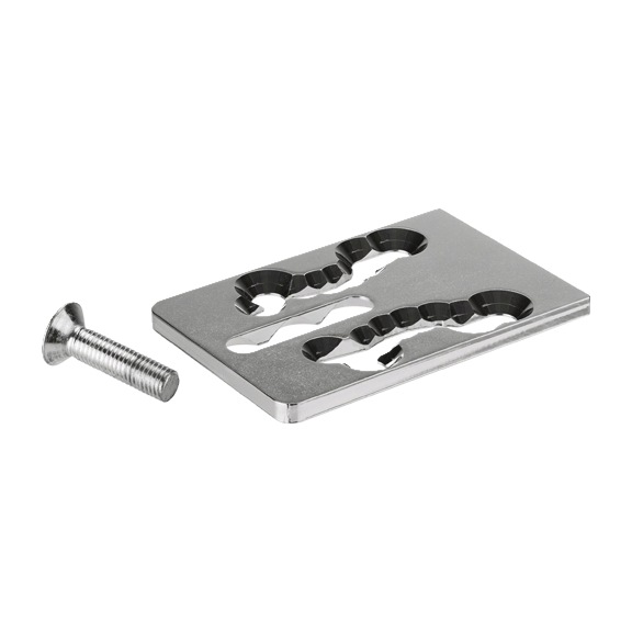AMF Adapter plate square 6878AE-1 Number 564129 - Clamping element, quick clamp (parts)