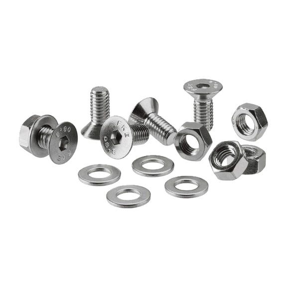 AMF Befestigungssatz 6878B-M8 Nummer 564138 - Spannelement, Schnellspanner (Teile)