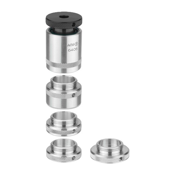 AMF Aluminum screw jack with chip protection 6406 Number 72371 - Bolt block