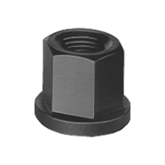AMF Hexagon nuts M6 with collar turned steel 6331-M6 Number 82529 - Nut for T-slots