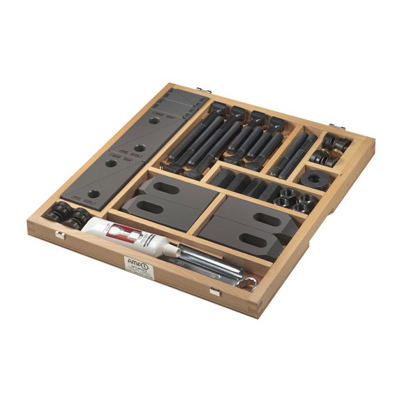AMF Clamping tool assortment box 6531-M12x14 Number 83824 - Clamping element, quick clamp (parts)