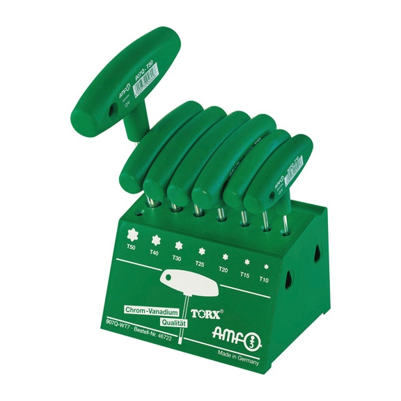 AMF TX cross-handle screwdriver in workshop stand 907Q-WT7 Number 46722 - TX screwdriver with handle