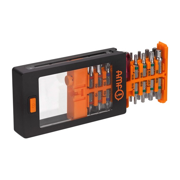 AMF precision bit set made of high-quality tool steel 929SB-33 Number 48280 - Bit set