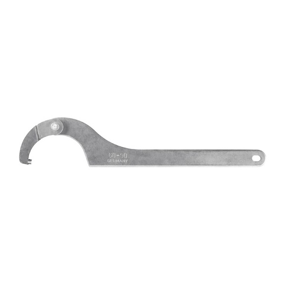 AMF Articulated hook wrench with spigot Industry 776D-22-35x3 Number 53124 - Hinged hook wrench, spigot