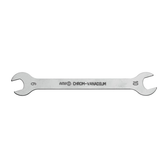 AMF Double open-end wrench, thin 714D-6x6.5 Number 51383 - Double open-end wrench