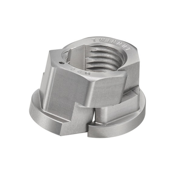 AMF Nut TWINNUT with collar 6333SB-M20 Number 381897 - Nut for T-slots