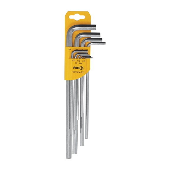 AMF Hexagon head screwdriver inch 911LHZ 9D Number 44164 - Hexagon socket screwdriver, angled