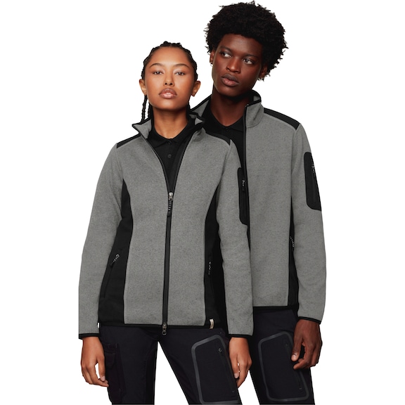 Veste Polaire De Pêche Huk Pour Homme - Taille 2XL Grise - Fermeture éclair Complète