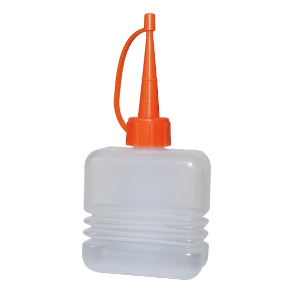 SAMOA-HALLBAUER polyethylene oil dispenser with 75 ml capacity - Squeezable oil can