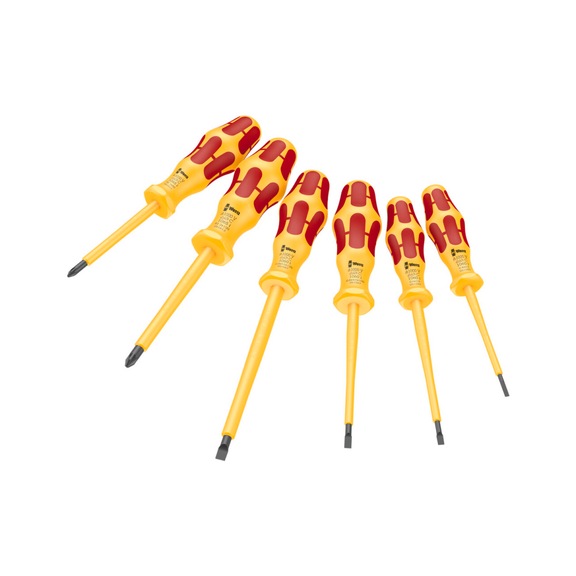 WERA VDE-insulated screwdriver set 1060 i/1065 i/6 VDE 05051576001 - Screwdriver set