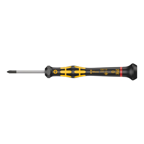 WERA Cross-recess screwdriver 1550 ESD Micro PH 0x40 mm 05030119001 - Screwdriver 1550 PH ESD