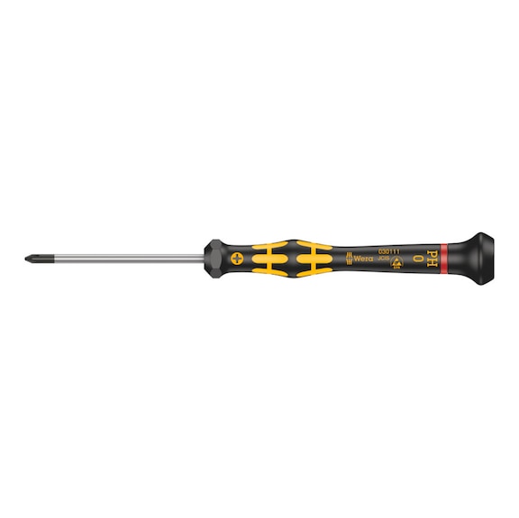 WERA Cross-recess screwdriver 1550 ESD Micro PH 0x60 mm 05030111001 - Screwdriver 1550 PH ESD