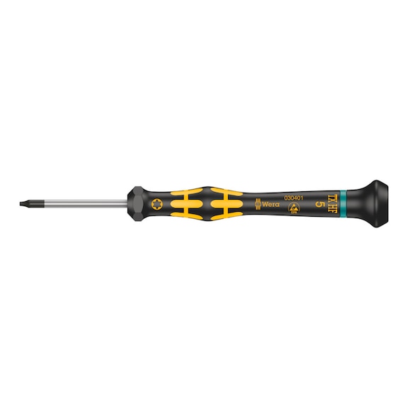 WERA Screwdriver 1567 TX HF ESD Micro TX 5x40 mm 05030401001 - Hexagon socket screwdriver