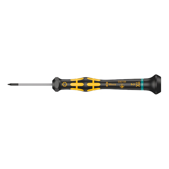 WERA Screwdriver 1567 TX ESD Micro TX 2x40 mm 05030158001 - Hexagon socket screwdriver