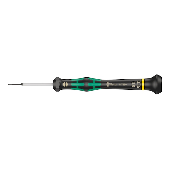 WERA Electronics Slotted screwdriver 2035 Micro 0.16x0.8x40 mm 05117990001 - Slotted screwdriver 2035