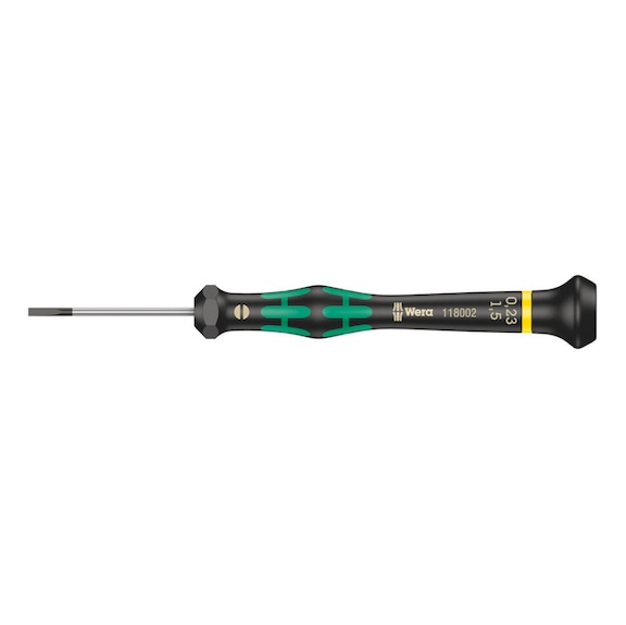 WERA Electronics Slotted screwdriver 2035 Micro 0.23x1.5x40 mm 05118002001 - Slotted screwdriver 2035