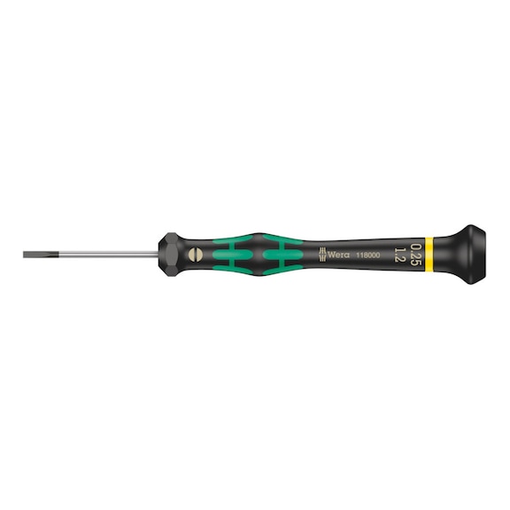 WERA Electronics Slotted screwdriver 2035 Micro 0.25x1.2x40 mm 05118000001 - Slotted screwdriver 2035