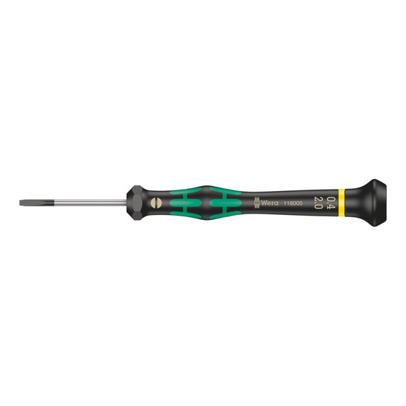 WERA Electronics Slotted screwdriver 2035 Micro 0.40x2.0x40 mm 05118005001 - Slotted screwdriver 2035