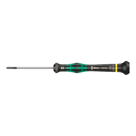 WERA Electronics Slotted screwdriver 2035 Micro 0.40x2.0x60 mm 05118006001 - Slotted screwdriver 2035