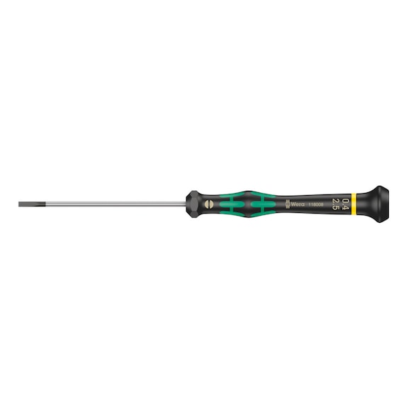 WERA Electronics Slotted screwdriver 2035 Micro 0.40x2.5x80 mm 05118008001 - Slotted screwdriver 2035