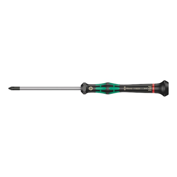 WERA Electronics Cross-recess screwdriver 2050 Micro PH 1x80 mm 05118024001 - Screwdriver 2050 PH