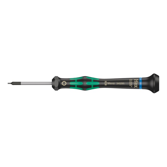 WERA Electronics hex key L-wrenches 2054 Micro 0.035 in x40 mm 05345285001 - Hexagon socket screwdriver