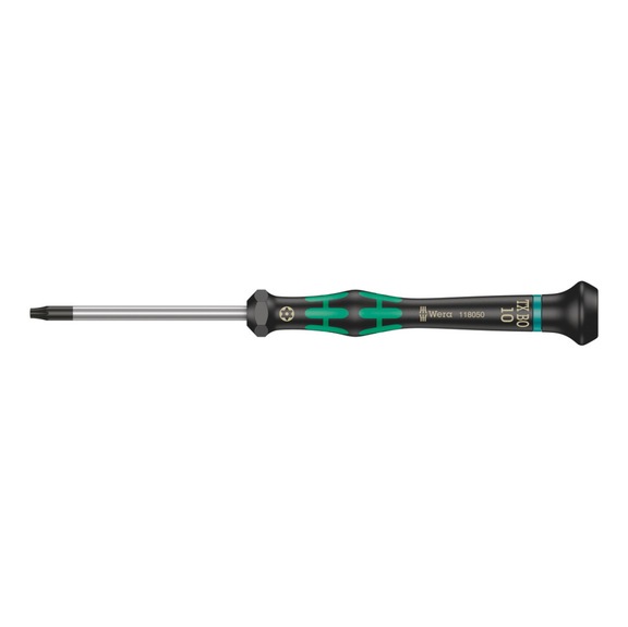 WERA Electronics Screwdriver 2067 TX BO Micro TX 10x60 mm 05118050001 - Hexagon socket screwdriver
