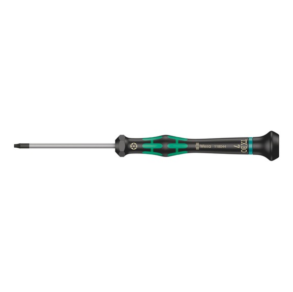 WERA Electronics Screwdriver 2067 TX BO Micro TX 7x60 mm 05118044001 - Hexagon socket screwdriver