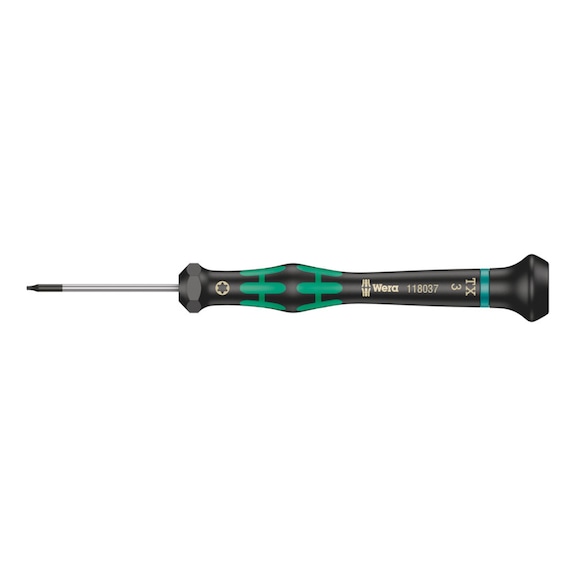WERA Electronics Screwdriver 2067 TX 3x40 mm 05118037001 - Hexagon socket screwdriver
