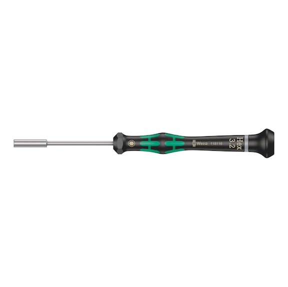 WERA Elektronik Steckschlüssel 2069 Micro 3.2x60 mm 05118116001 - Steckschlüssel