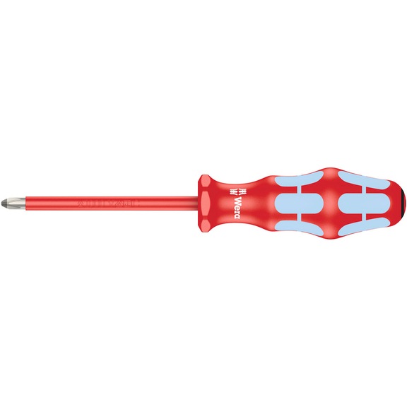 WERA VDE-insulated screwdriver stainless steel 3165 i VDE PZ 1x80 mm 05022740001 - Insulated screwdriver 3165 i PZ VDE