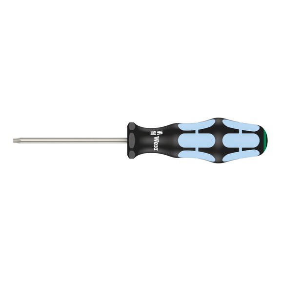 WERA Screwdriver stainless steel 3367 TX 15x80 mm 05032053001 - Hexagon socket screwdriver