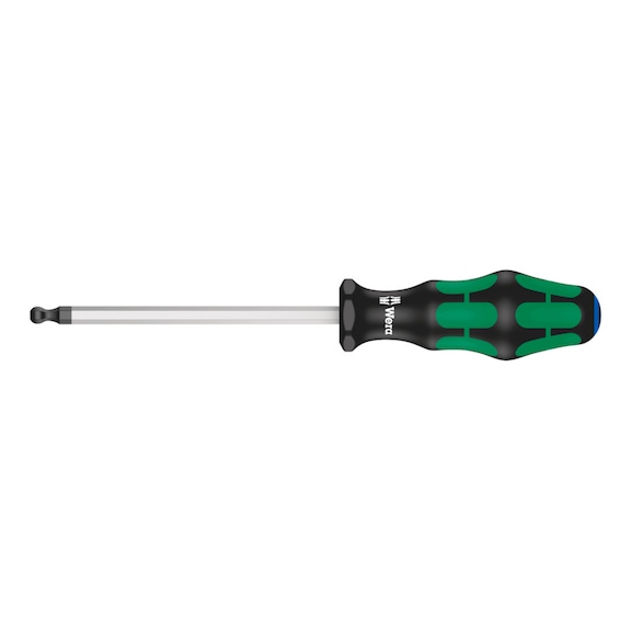 WERA Hexagonal ball-head screwdriver 352 1/4 in x125 05022920001 - Hexagon socket screwdriver