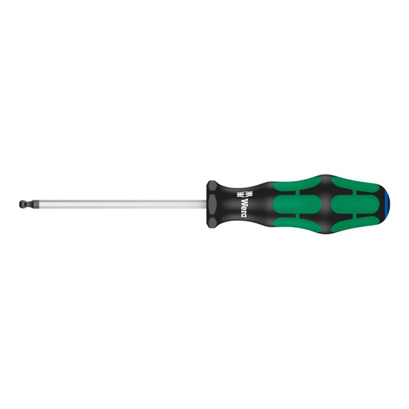 WERA Hexagonal ball-head screwdriver 352 5/32 in x100 mm 05022905001 - Hexagon socket screwdriver