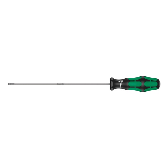 WERA Cross-recess screwdriver 355 PZ 1x200 mm 05009312001 - Screwdriver 355 PZ