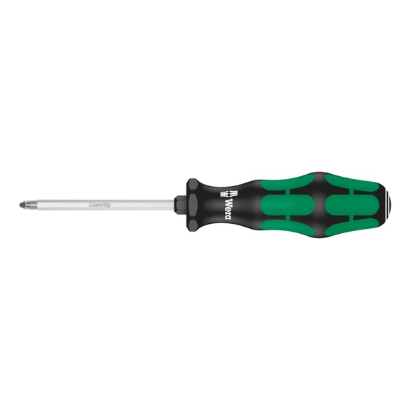 WERA Cross-recess screwdriver 355 SK PZ 1x80 mm 05009341001 - Screwdriver 355 SK PZ