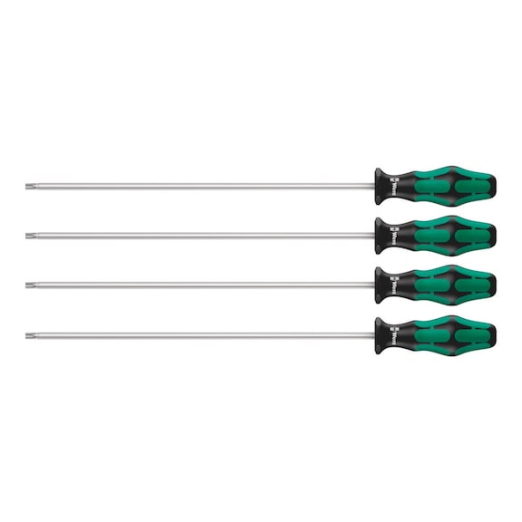 WERA Screwdriver set 367/4 TX HF extra long 05028074001 - Screwdriver set