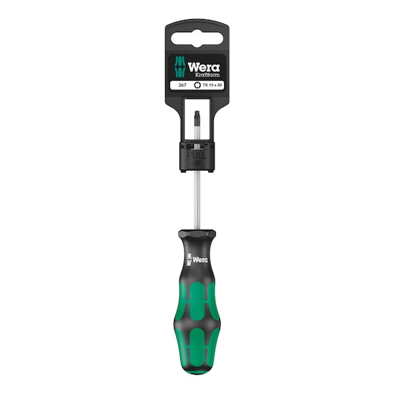 WERA Screwdriver 367 SB TX 15x80 mm 05100061001 - Hexagon socket screwdriver