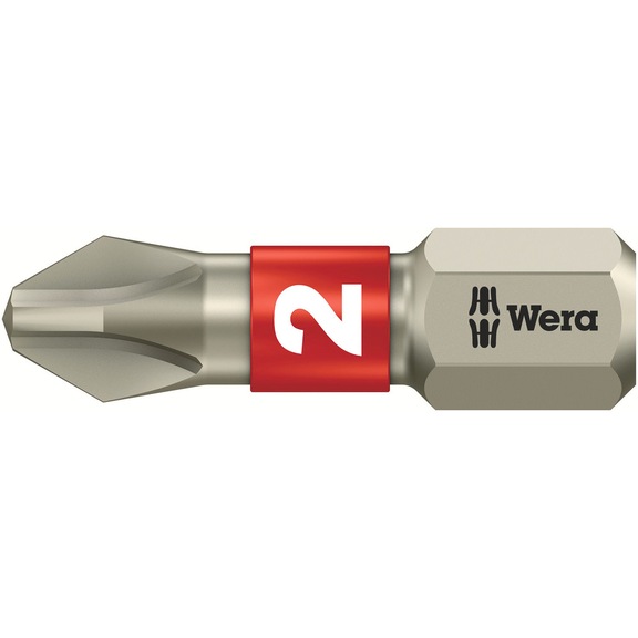 WERA PH-Bits 3851/1 TS Torsion stainless steel PH 2x25 mm 05071011001 - Bits for Phillips Screws 3851/1 TS