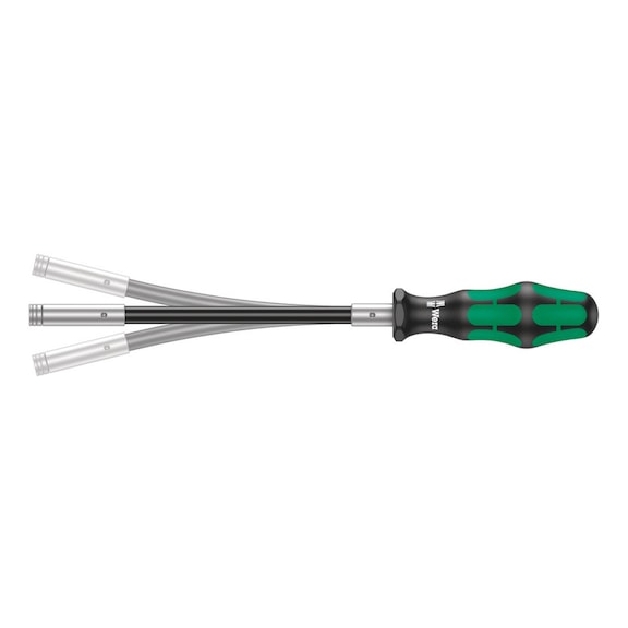 WERA Bits-Handhalter 393 S mit flexiblem Schaft 1/4 in x173.5 mm 05028161001 - Handgriff & Handhalter