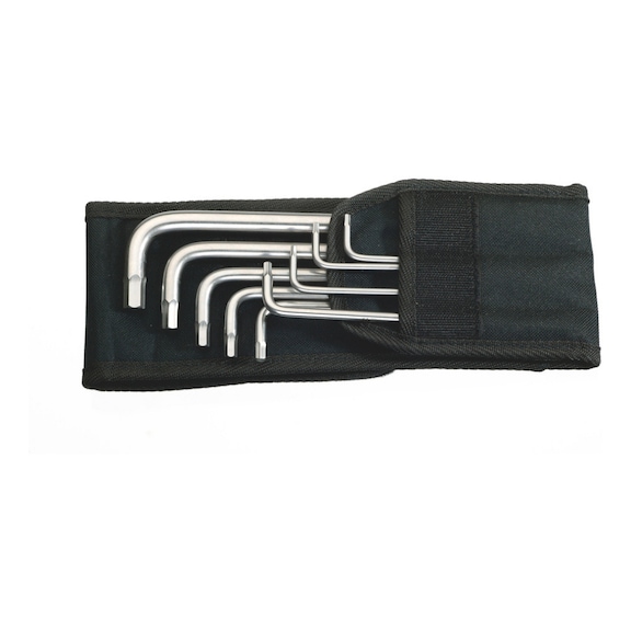 WERA Hex key set 3950/9 Hex-Plus Imperial Stainless 1 inch 05022721001 - Allen key set