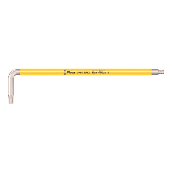 WERA Hex key 3950 SPKL Stainless steel Multicolour 4x137 mm 05022664001 - Hexagon socket screwdriver