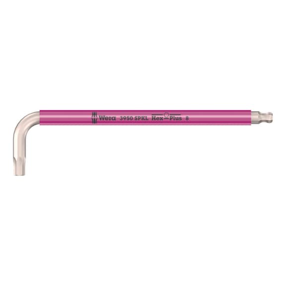 WERA Hex key 3950 SPKL Stainless steel Multicolour 8x195 mm 05022667001 - Hexagon socket screwdriver