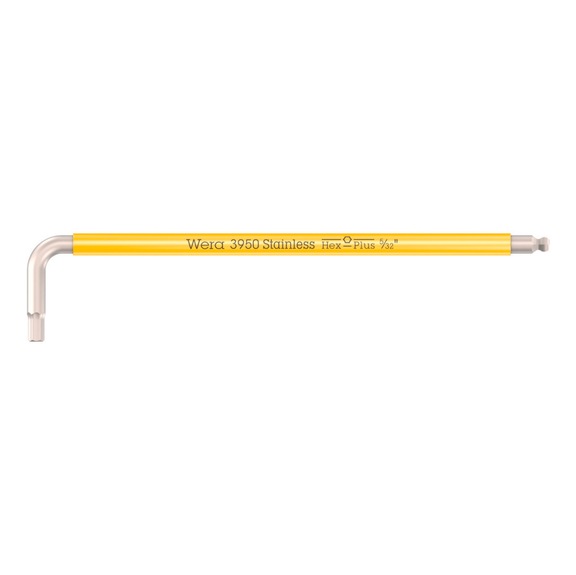 WERA L-key 3950 SPKL Multicolour Imperial 5/32 in x137 mm 05022853001 - Hexagon socket screwdriver