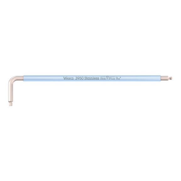 WERA Winkelschlüssel 3950 SPKL Multicolour Imperial 5/64 in x101 mm 05022850001 - Innensechskantschraubendreher