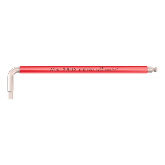 WERA Hex key 3950 SPKL Multicolour Imperial 7/32 in x 172mm 05022855001 - Hexagon socket screwdriver