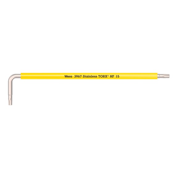 WERA Hex key 3967 SXL HF TX Stainless steel Multicolour TX 15x123 mm - Hexagon socket screwdriver